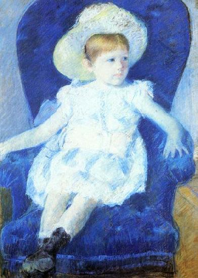 Mary Cassatt Elsie in a Blue Chair Germany oil painting art